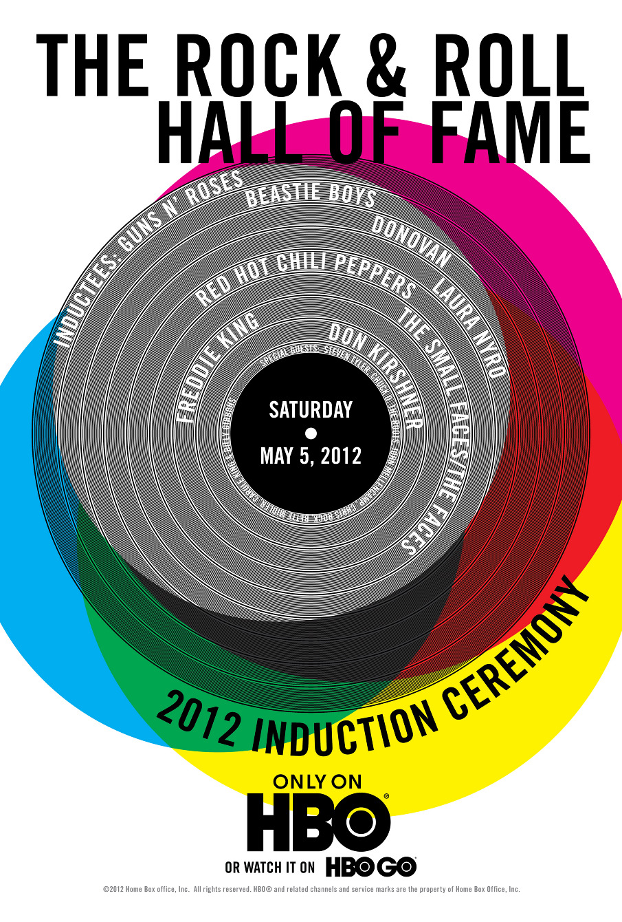 HBO/Rock and Roll Hall of Fame - poster design - OTHERWILD